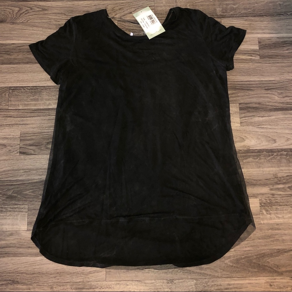 NWT LARGE MESH BACK KNIT TOP KERENHART